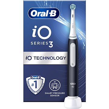 Oral-B iO 3 Black Elektrický Zubní Kartáček (8006540731277)