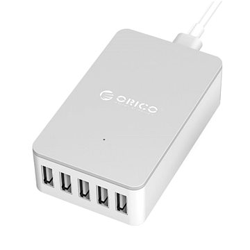 ORICO Charger PRO 5x USB bílá (CSE-5U-EU-WH-PRO)