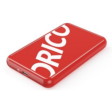 ORICO CP25C3 2.5" USB 3.1 Gen2 Type-C HDD Enclosure, červený (ORICO-CP25C3-RD-BP)