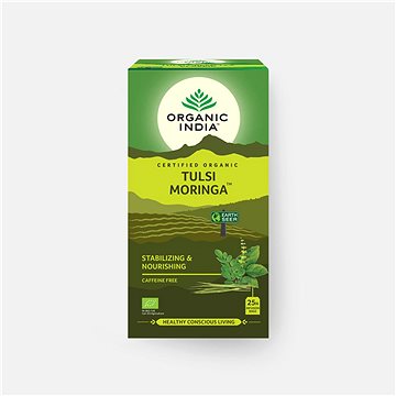 Organic India Tulsi Moringa BIO, 25 sáčky 50 g (242)