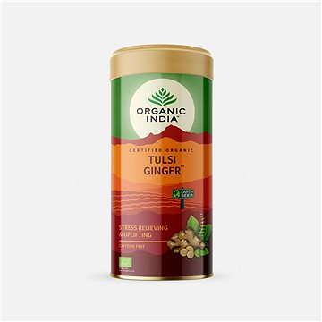 Organic India Tulsi Ginger BIO, plech 100 g (221)