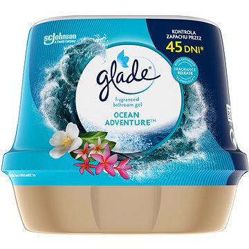 GLADE vonný gel do koupelny - Ocean Adventure 180g (5000204184808)