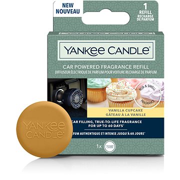 YANKEE CANDLE Vanilla Cupcake Car Powered náhradní náplň 20 g (5038581082127)