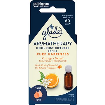 GLADE Aromatherapy Cool Mist Diffuser Pure Happiness náplň17,4 ml (5000204219746)