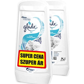 GLADE Gel Pure Clean Linen Duopack 2× 150 g (5000204147162)