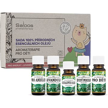 Saloos aromaterapie pro děti (4× 10 ml, 1× 5 ml) (8595666007460)