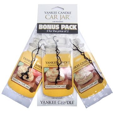 YANKEE CANDLE Vanilla Cupcake 3-PACK 42 g (5038580058987)