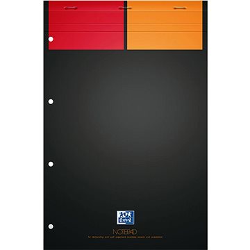 OXFORD International Notepad - blok A4+, 80 listů, čtverečkovaný (100101876)