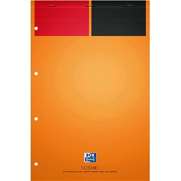 OXFORD International Notepad - blok A4+, 80 listů, linkovaný, bílý papír (100102359)