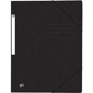 OXFORD desky A4 s gumičkou, černé (400116306)