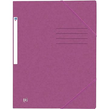 OXFORD desky A4 s gumičkou, fialové (400116358)