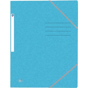 OXFORD desky A4 s gumičkou, světle modré (400116323)