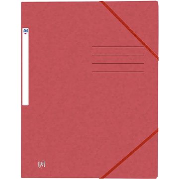 OXFORD desky A4 s gumičkou, žhavě červené (400116350)