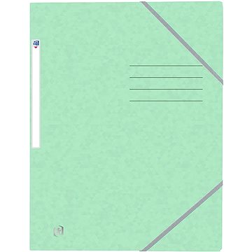 OXFORD desky A4 s gumičkou, pastelově zelené (400116356)