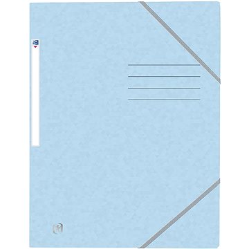 OXFORD desky A4 s gumičkou, pastelově modré (400116359)