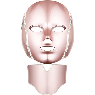Palsar7 Ošetřující LED maska na obličej a krk (ROSEGOLD) (8594192901426)