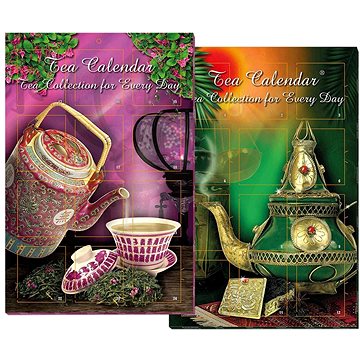 Pangea Tea Čajový adventní kalendář růžovo-zelený 24g (A009RZ)