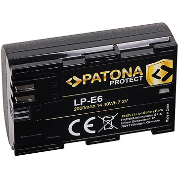 PATONA pro Canon LP-E6 2000mAh Li-Ion Protect (PT12125)