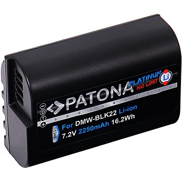 PATONA pro Panasonic DMW-BLK22 2250mAh Li-Ion Platinum DC-S5 (PT1346)