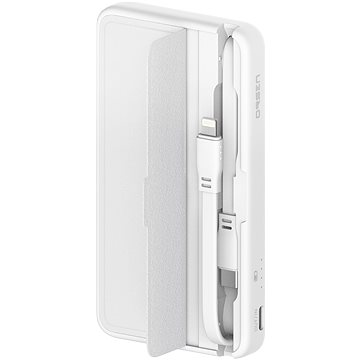 Eloop E57 10000mAh with Lightning and USB-C Cables White (E57 White)