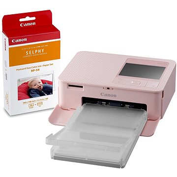 Canon SELPHY CP1500 růžová + papíry KP-36 (5541C012)