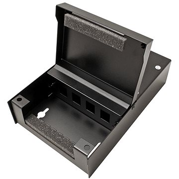 VALUE Rozvodný box pro keystone moduly, 4 porty, neosazený, černý