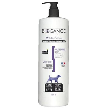 Biogance šampon White snow -pro bílou/světlou srst 1l (ZB014890)