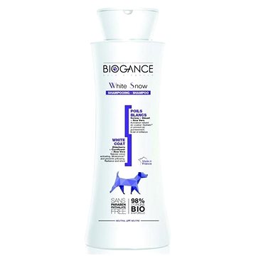 Biogance šampon White snow -pro bílou/světlou srst 250 ml (	CHP57387)