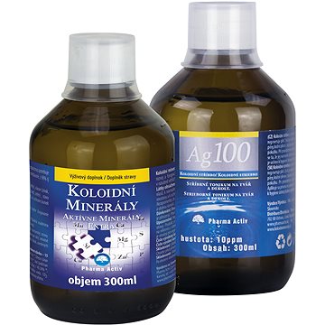 AKCE Koloidní minerály 300ml + Ag100 10ppm 300ml (3733558)