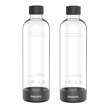 Philips karbonizační lahev ADD911BK, 1l, černá, 2 ks (ADD911BK/10)