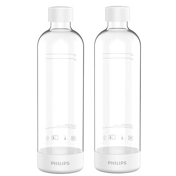 Philips karbonizační lahev ADD911WH, 1l, bílá, 2 ks (ADD911WH/10)