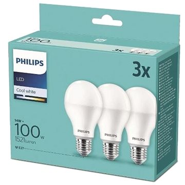 Philips LED 14-100W, E27 4000K, 3ks (929001365895)