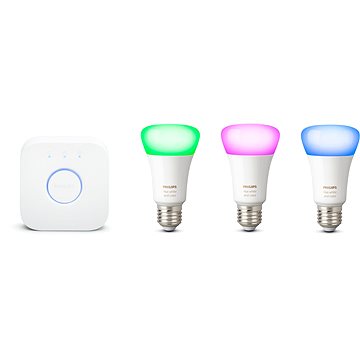 Philips Hue White and Color ambiance 9W E27 promo starter kit (929002216899)