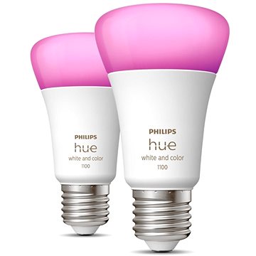 Philips Hue White and Color Ambiance 9W 1100 E27 2ks (929002468802)
