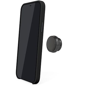 Pipetto Magnetic Leather + držák pro Apple iPhone 12 mini - černé (PIP063-77-N)