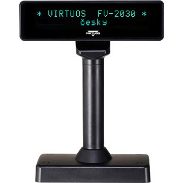 Virtuos VFD FV-2030B černý, RS-232 (EJG1005)