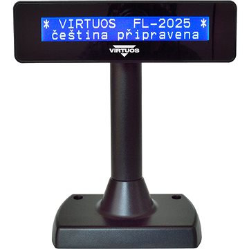 Virtuos LCD FL-2025MB 2x20 černý (EJG0003)