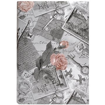 KPH Fotoalbum Romantic roses šedé (0010_2030A)