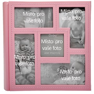 KPH Dětské fotoalbum Baby vision růžové (0010_2022R)