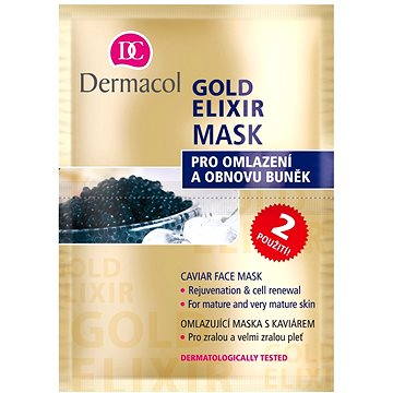 DERMACOL Gold Elixir Caviar Mask 2x 8 g (8595003931519)