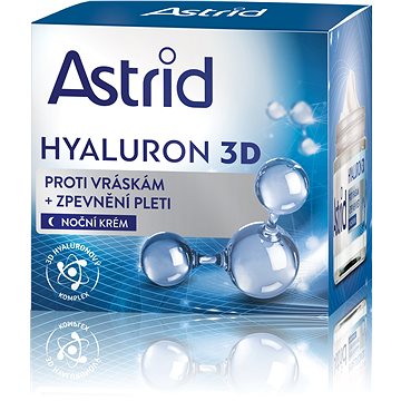 ASTRID Hyaluron 3D Zpevňující noční krém proti vráskám 50 ml (8592297005223)