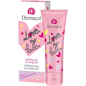 DERMACOL Love My Face Soothing Care Pear & Watermelon Scent 50 ml (8590031109213)