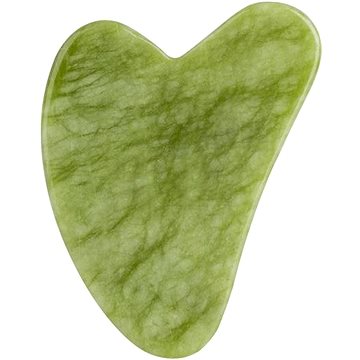 PALSAR7 Masážní destička Guasha - zelený xiuyan jadeit (8594209100231)