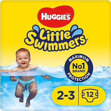 HUGGIES Little Swimmers vel. 2/3 (12 ks) (5029053537795)