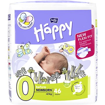 BELLA Baby Happy Before New Born vel. 0 (46 ks) (5900516600716)