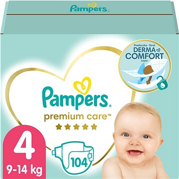 PAMPERS Premium Care Maxi vel. 4 (104 ks) (4015400465447)