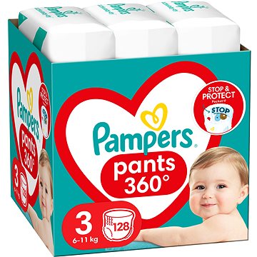 PAMPERS Pants Midi vel. 3 (128 ks) - Mega Box (8006540069417)