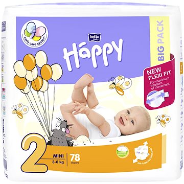 BELLA Baby Happy Mini vel. 2 (78 ks) (5900516602840)