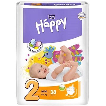 BELLA Baby Happy vel. 2 Mini (38 ks) (5900516600709)
