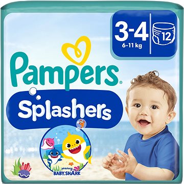 PAMPERS Splashers vel.3 (12 ks) (8001090698346)